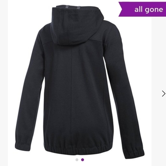 UNDER ARMOUR  lightweight hooded girls storm jacket xs - Picture 2 of 10